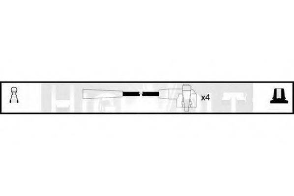 STANDARD OEF026 Комплект дротів запалювання