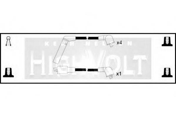 STANDARD OEF744 Комплект дротів запалювання