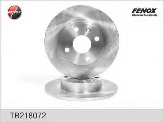 FENOX TB218072 гальмівний диск