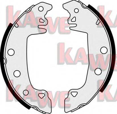 KAWE 07520 Комплект гальмівних колодок