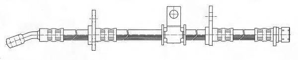 KAWE 511757 Гальмівний шланг