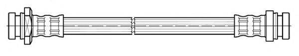 KAWE 512606 Гальмівний шланг