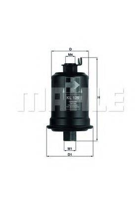 MAHLE ORIGINAL KL129 Паливний фільтр