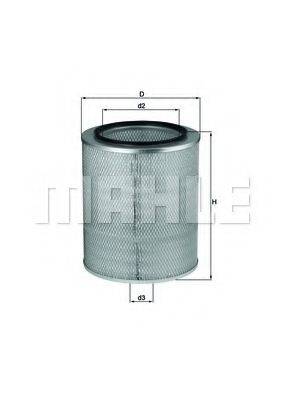 MAHLE ORIGINAL LX93 Повітряний фільтр