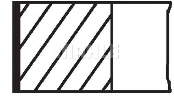 MAHLE ORIGINAL 028RS001240N0 Комплект поршневих кілець