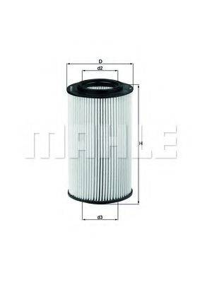 MAHLE ORIGINAL OX773D Масляний фільтр