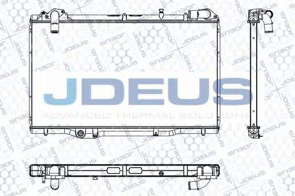 JDEUS RA0230512 Радіатор, охолодження двигуна