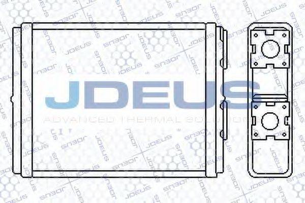 JDEUS 220M22 Теплообмінник, опалення салону