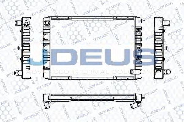 JDEUS RA0310430 Радіатор, охолодження двигуна