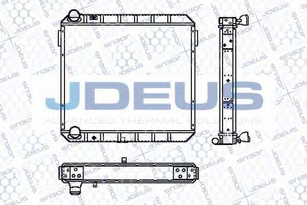 JDEUS RA1120310 Радіатор, охолодження двигуна