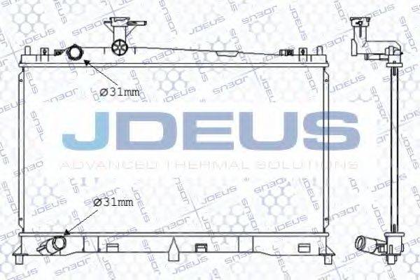 JDEUS 016M37 Радіатор, охолодження двигуна
