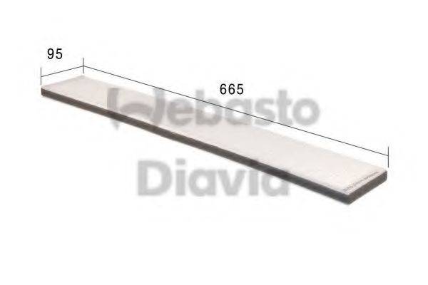 WEBASTO 82D0325155A Фільтр, повітря у внутрішньому просторі