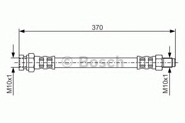 BOSCH 1987476681 Гальмівний шланг