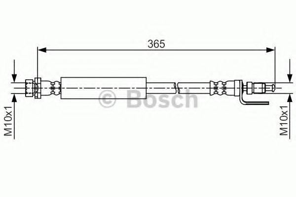BOSCH 1987481703 Гальмівний шланг