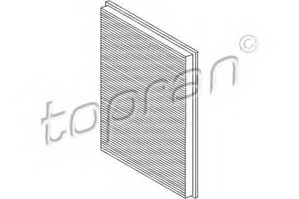 TOPRAN 103588 Фільтр, повітря у внутрішньому просторі