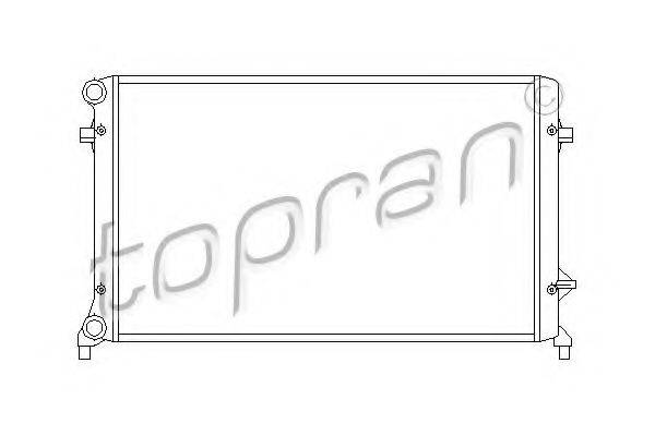 TOPRAN 112223 Радіатор, охолодження двигуна