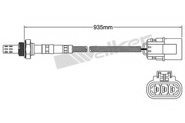 WALKER PRODUCTS 25023109 Лямбда-зонд