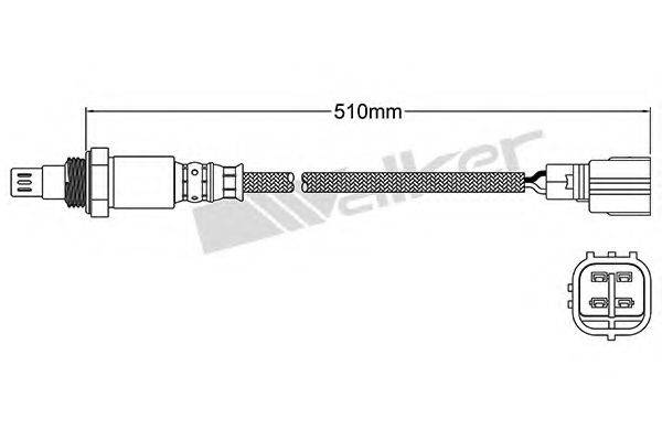 WALKER PRODUCTS 25054007 Лямбда-зонд