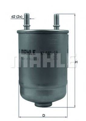 KNECHT KL48519D Паливний фільтр