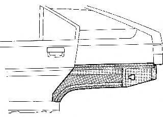 VAN WEZEL 0908145 Боковина