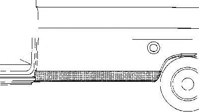 VAN WEZEL 189001 Боковина