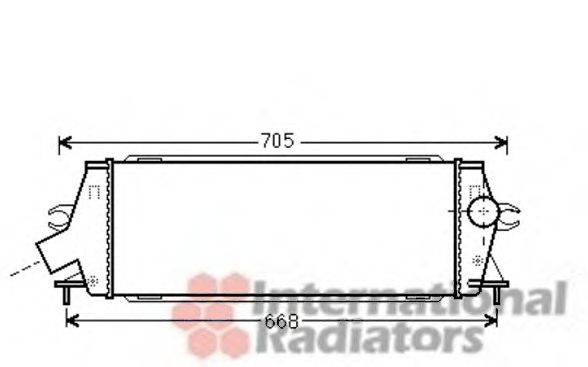 VAN WEZEL 43004456 Інтеркулер