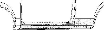 VAN WEZEL 5808101 Накладка порога