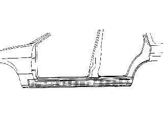 VAN WEZEL 8105103 Накладка порога