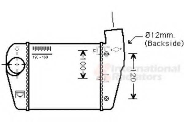 VAN WEZEL 03004350 Інтеркулер