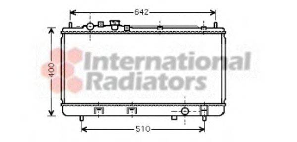 VAN WEZEL 27002176 Радіатор, охолодження двигуна