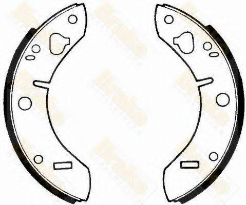 BRAKE ENGINEERING SH1055 Комплект гальмівних колодок