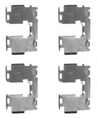 TEXTAR 82509900 Комплектуючі, колодки дискового гальма