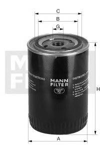 MANN-FILTER W95016 Масляний фільтр