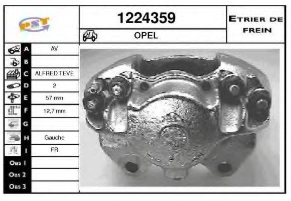 SNRA 1224359 Гальмівний супорт