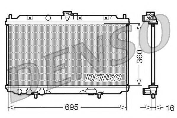 NPS DRM46012 Радіатор, охолодження двигуна