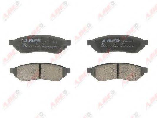 ABE C20005ABE Комплект гальмівних колодок, дискове гальмо