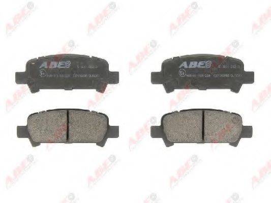 ABE C27002ABE Комплект гальмівних колодок, дискове гальмо