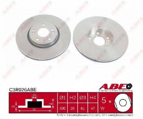 ABE C3R026ABE гальмівний диск