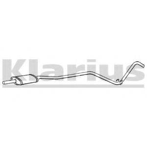 KLARIUS 260269 Середній глушник вихлопних газів
