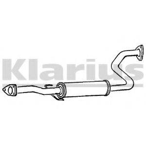 KLARIUS 260506 Середній глушник вихлопних газів