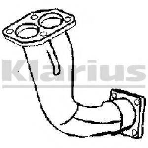 KLARIUS 301607 Труба вихлопного газу