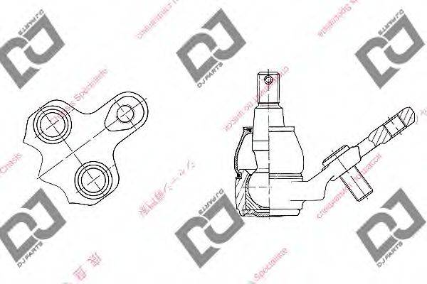 DJ PARTS DB1000 несучий / напрямний шарнір