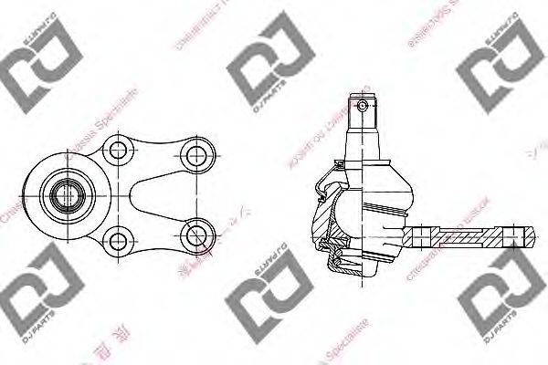 DJ PARTS DB1008 несучий / напрямний шарнір