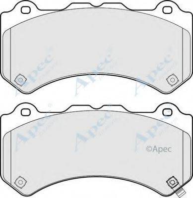 APEC BRAKING PAD1743 Комплект гальмівних колодок, дискове гальмо