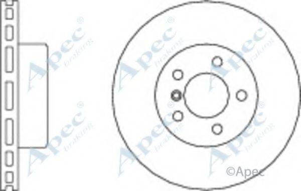 APEC BRAKING DSK2299 гальмівний диск