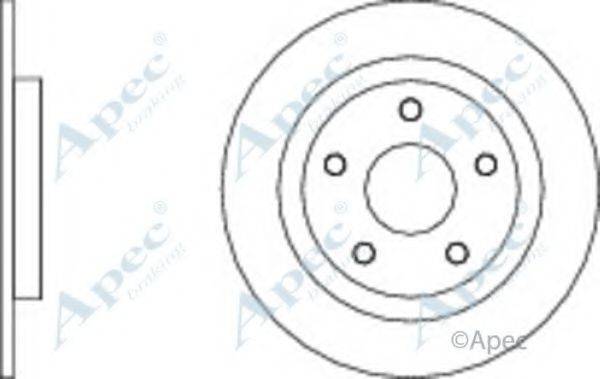 APEC BRAKING DSK2687 гальмівний диск