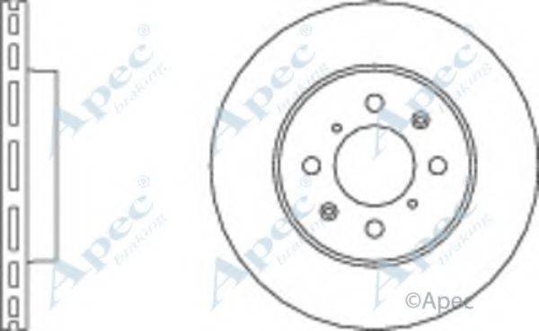 APEC BRAKING DSK668 гальмівний диск