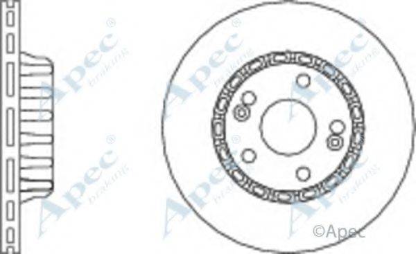 APEC BRAKING DSK687 гальмівний диск