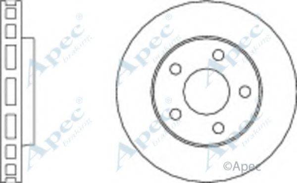 APEC BRAKING DSK805 гальмівний диск