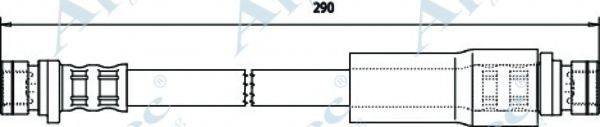 APEC BRAKING HOS3122 Гальмівний шланг